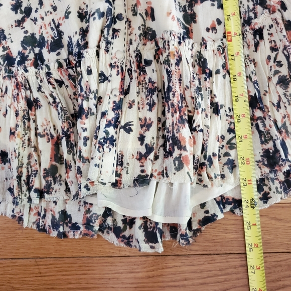 Free People Oversized Floral Print Off Shoulder or On Top - Picture 13 of 16